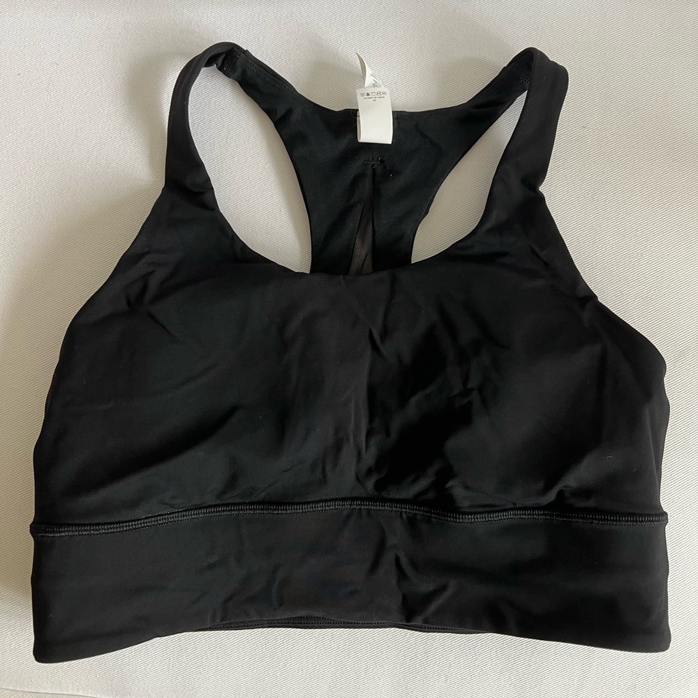 Lululemon mesh invigorate sports bra black size 10
